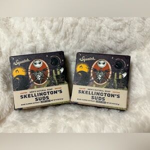 Skellington's Suds Dr Squatch Men's Natural Soap Two Boxes NEW Masculine Scent